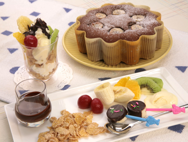 バナナチョコケーキ