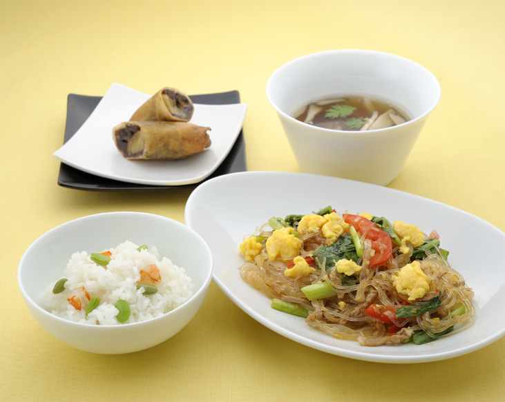 野菜たっぷりマーボはるさめ