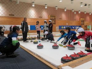 短い距離で練習スタート！